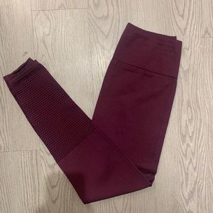 MAROON Seamless Fabletics Leggings